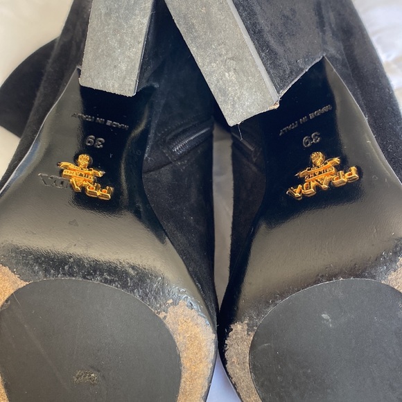 PRADA Suede Ankle Boots - Picture 9 of 11